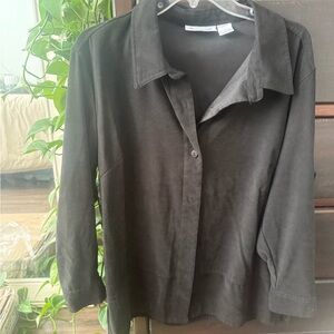 Black Button-Up Shirt/Shacket